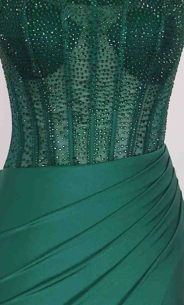 Sheer-Corset Prom Gown: PromGirl Exclusive 250262 sold by PromGirl product image thumbnail 5