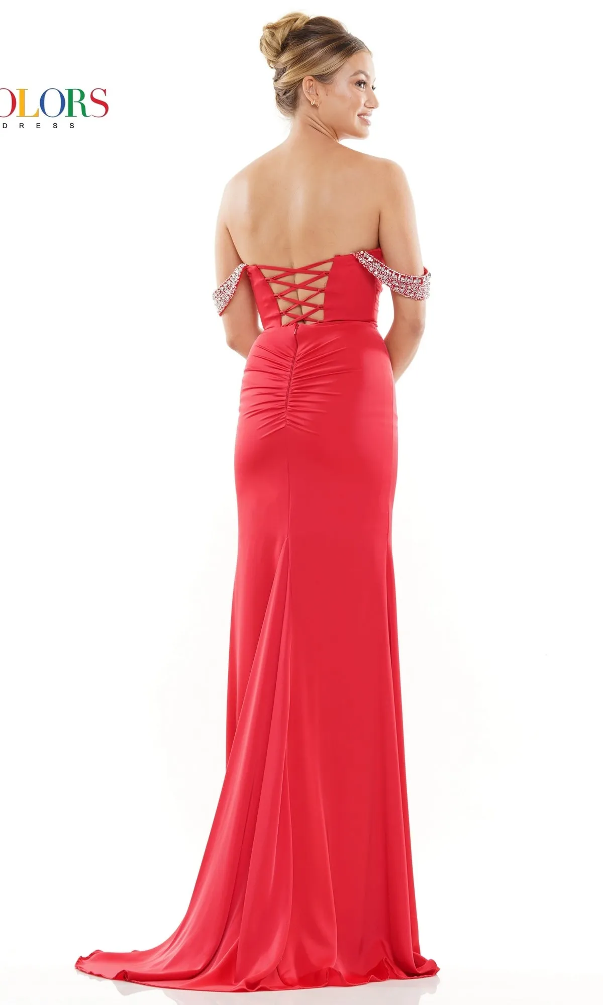 Long Prom Dress 3314 by Colors Dress sold by PromGirl product image thumbnail 2