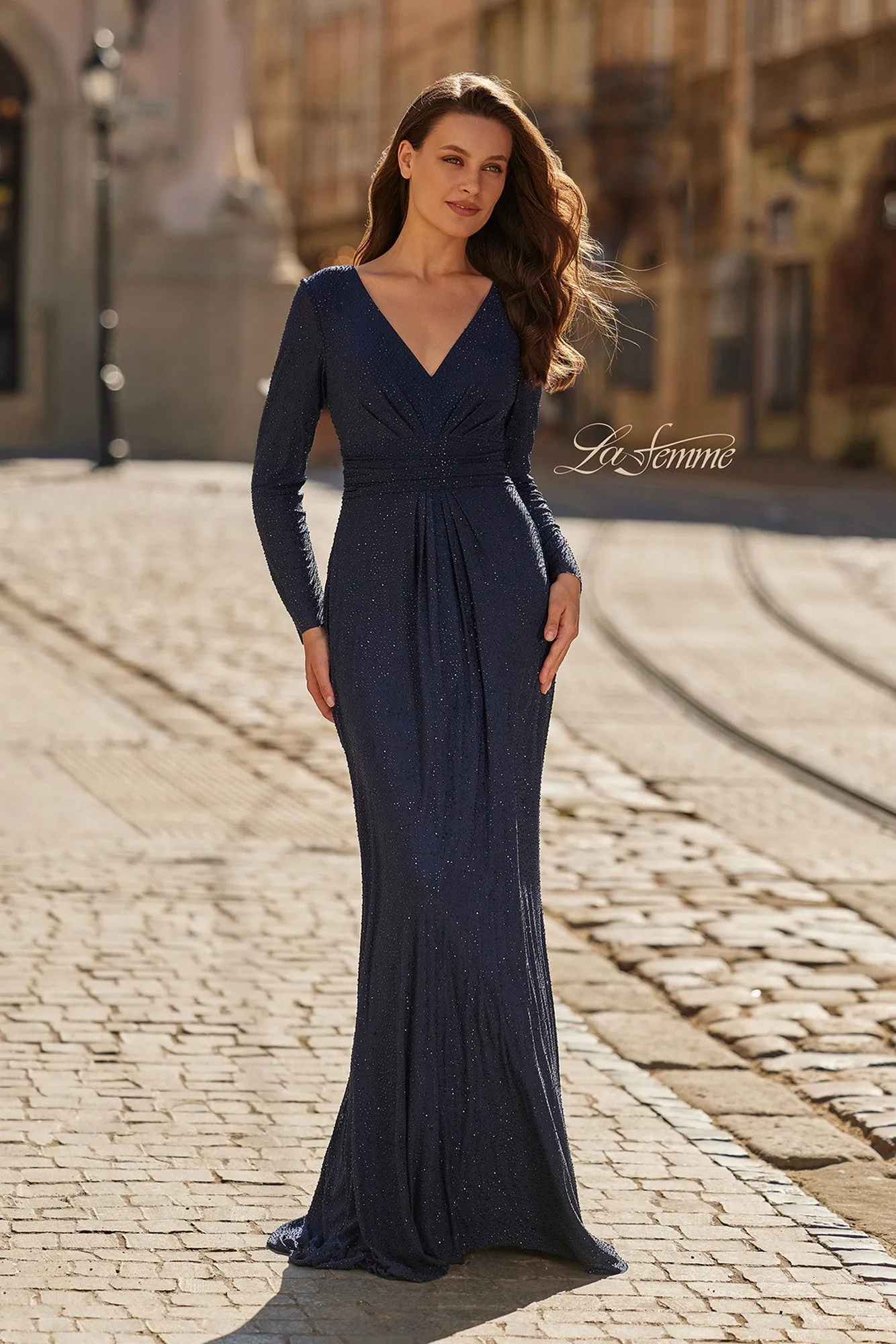 Long Formal Dress: La Femme 33310 sold by PromGirl