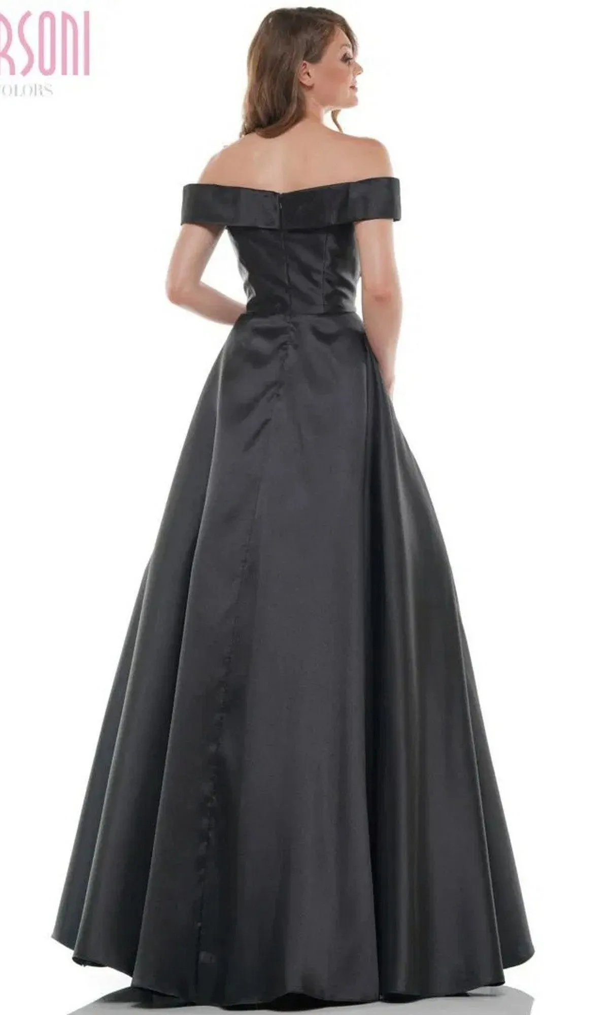 Off-the-Shoulder Long Prom Dress: Marsoni MV1008 sold by PromGirl product image thumbnail 2