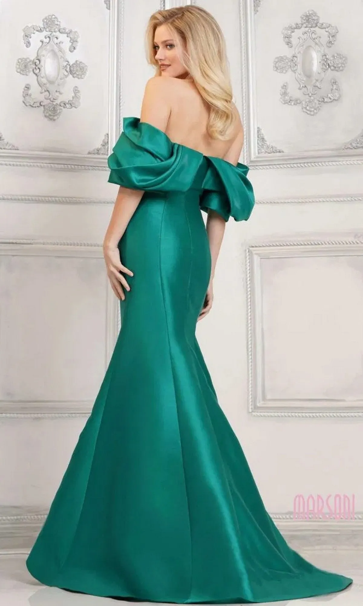Short Sleeve Long Formal Gown: Marsoni MV1290 sold by PromGirl product image thumbnail 2