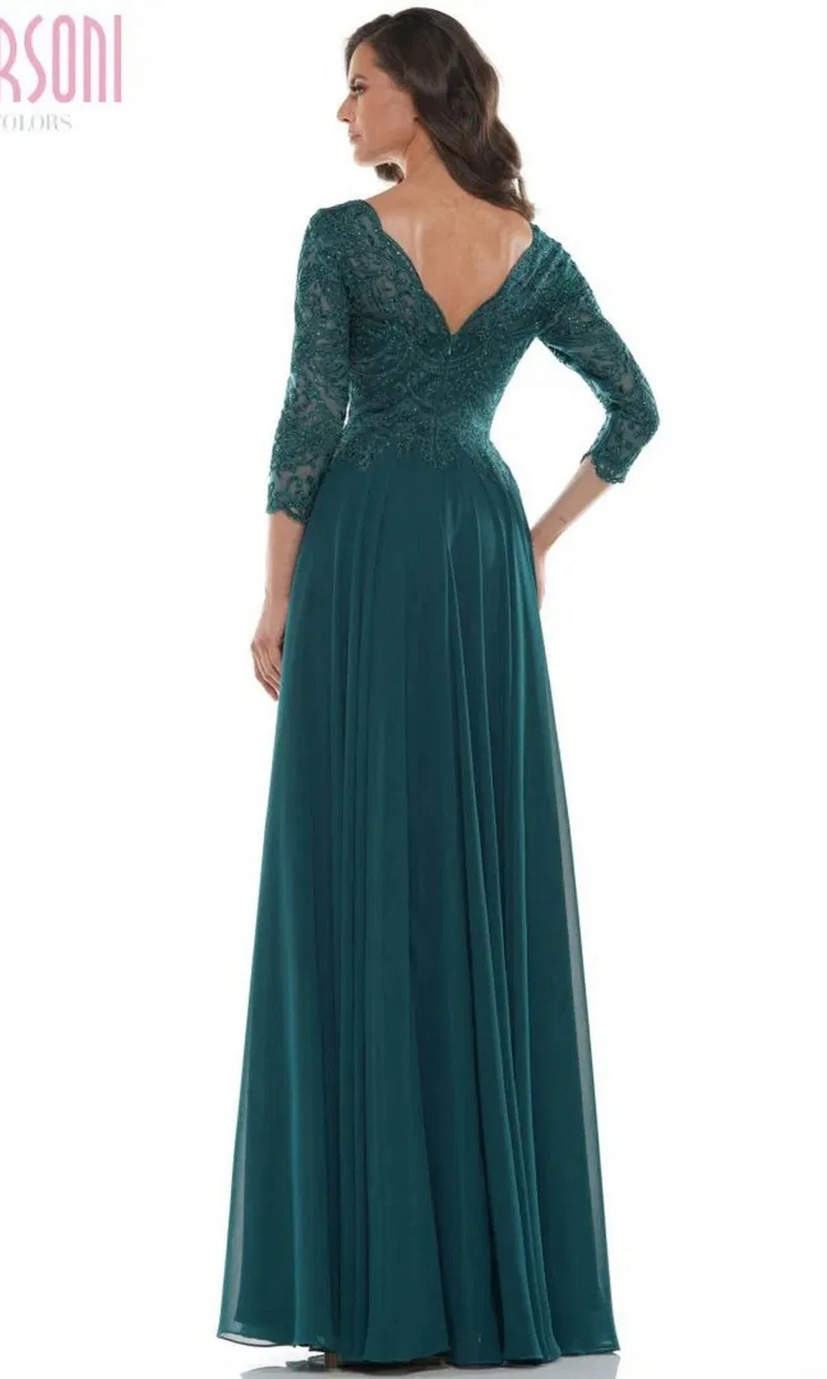 Long Sleeve Long Formal Dress: Marsoni M238SL sold by PromGirl product image thumbnail 2