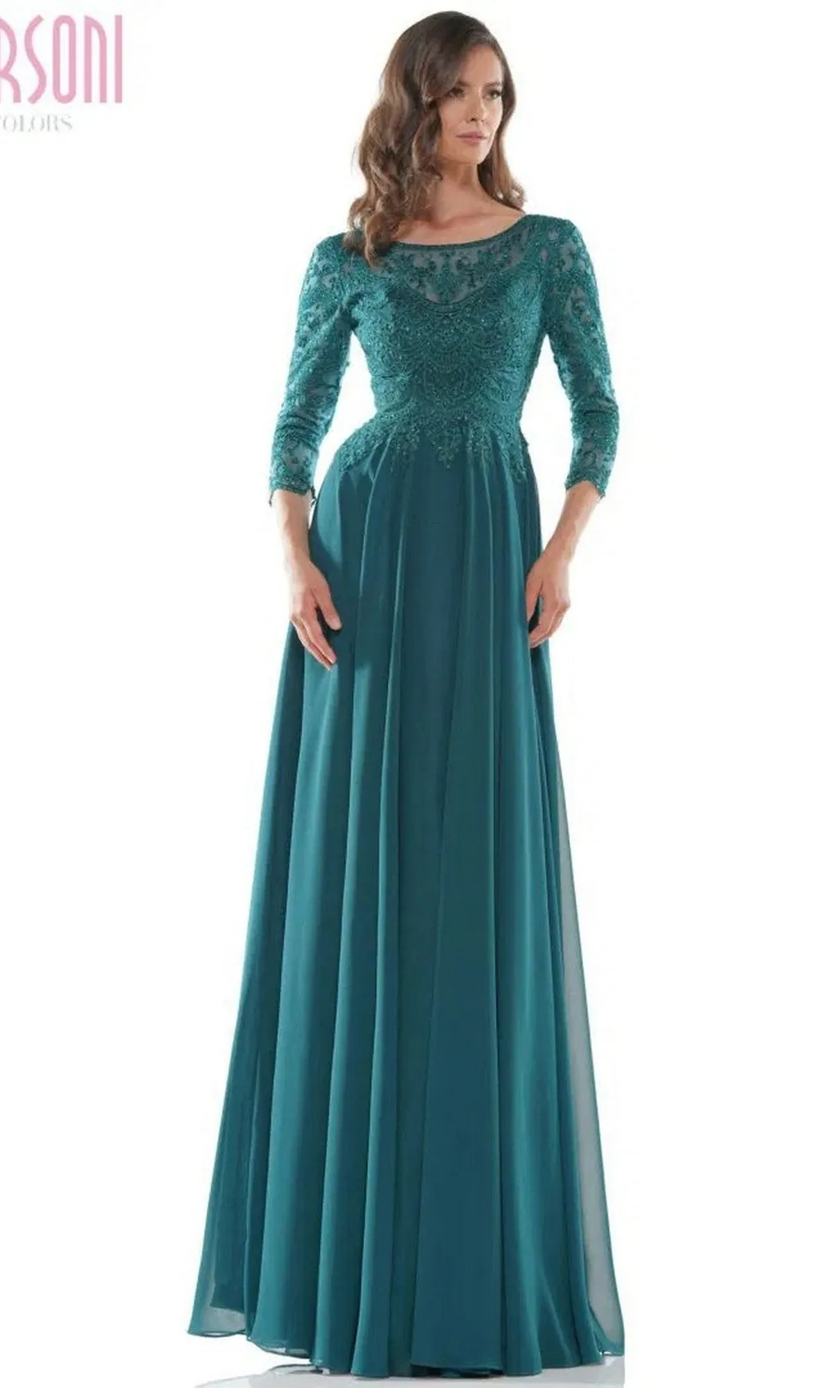 Long Sleeve Long Formal Dress: Marsoni M238SL sold by PromGirl product image thumbnail 4