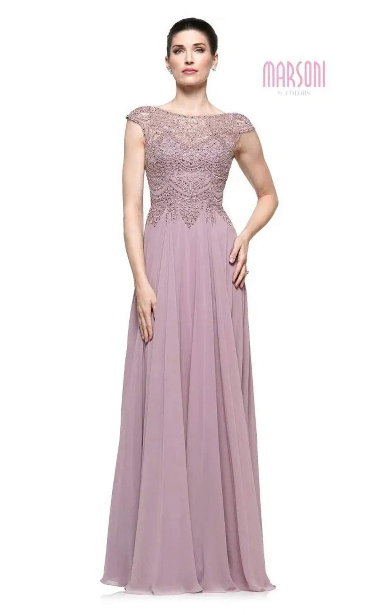 Long Formal Dress: Marsoni M238 sold by PromGirl product image thumbnail 4