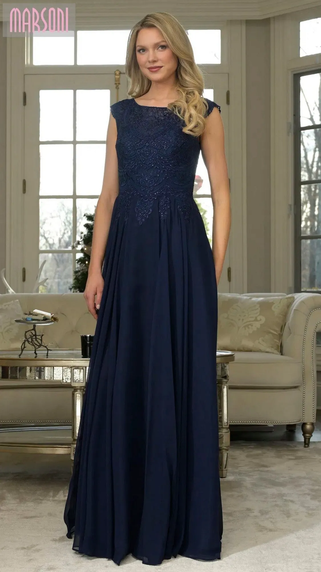 Long Formal Dress: Marsoni M238 sold by PromGirl product image thumbnail 5