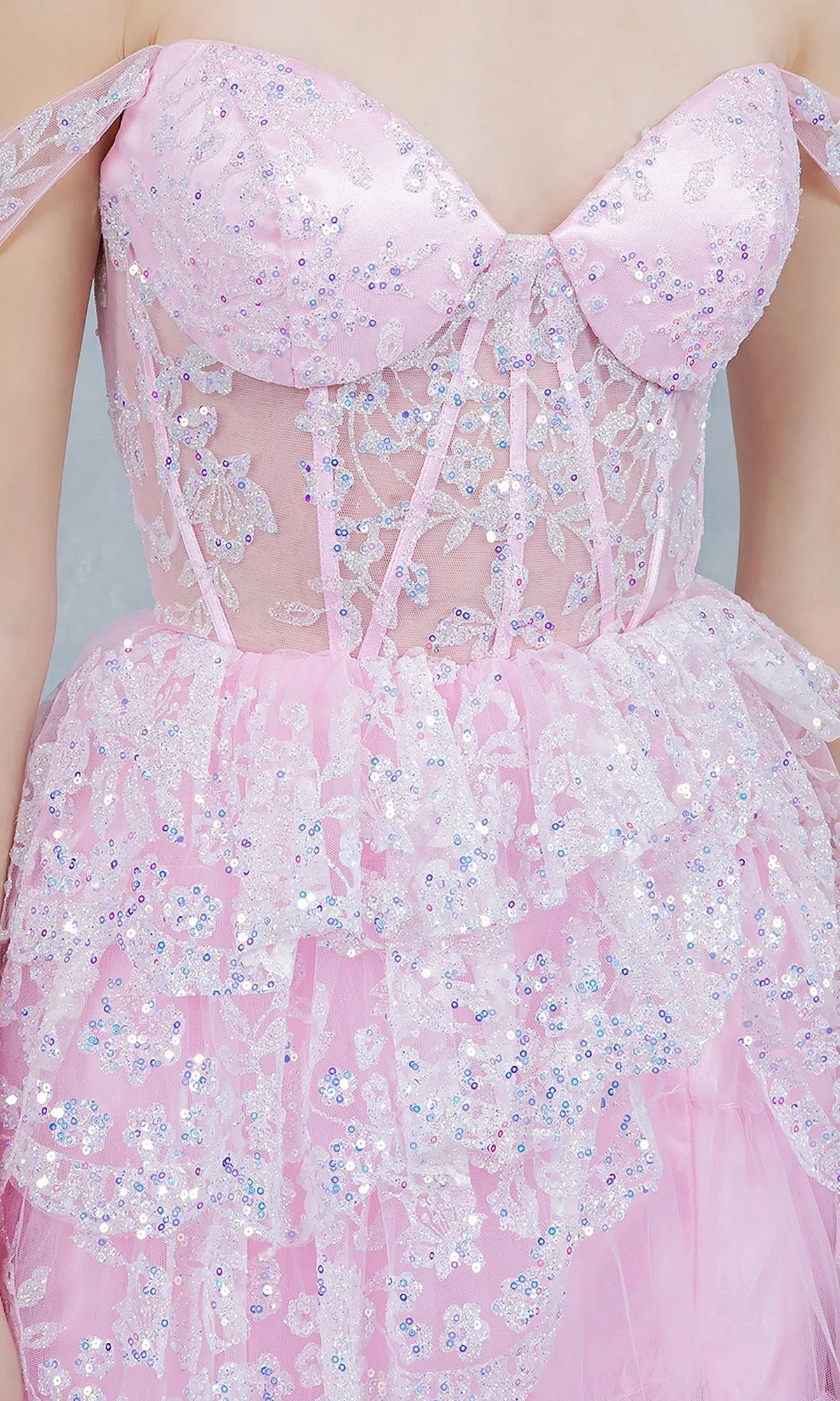 Long Prom Dress: Cinderella Couture 8499J sold by PromGirl product image thumbnail 3