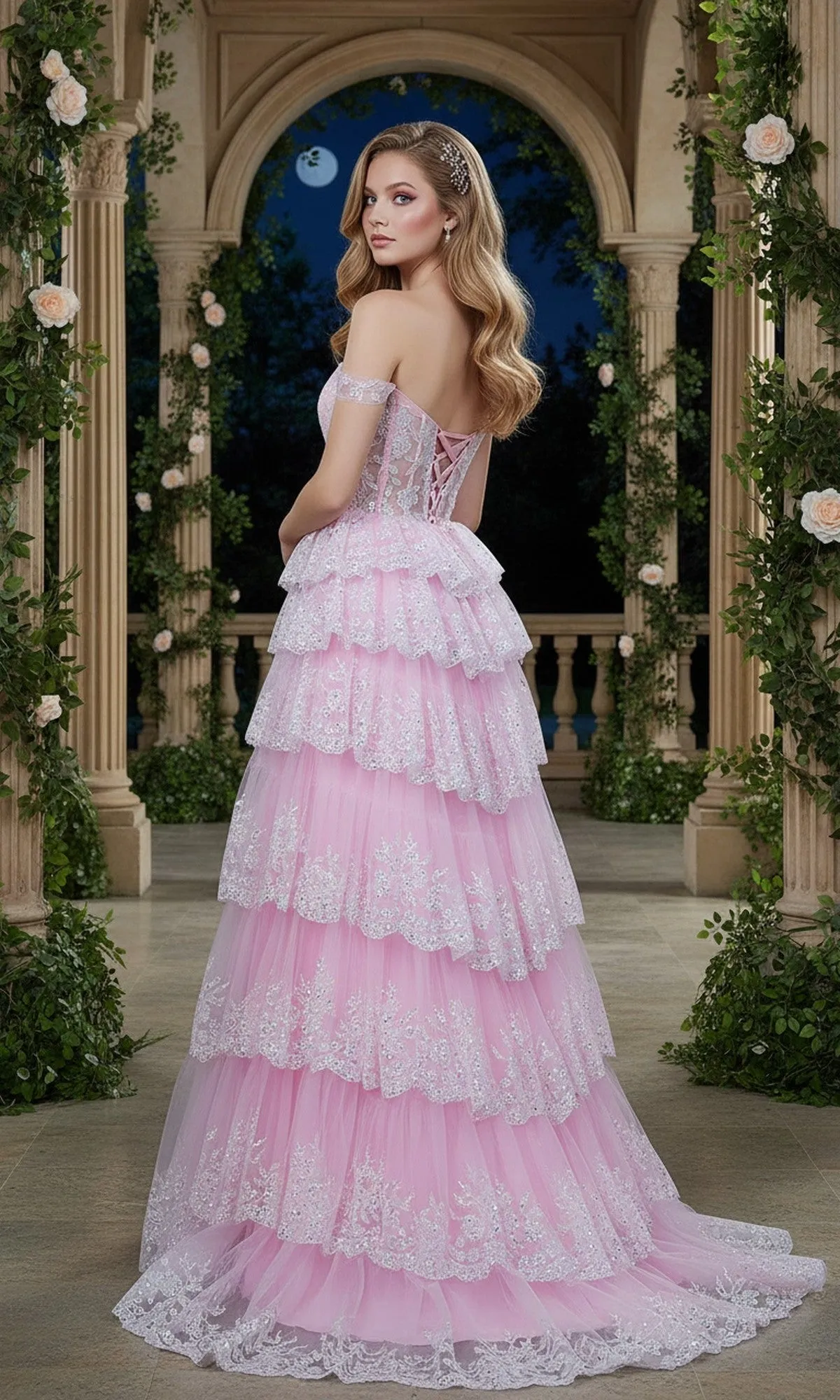 Long Prom Dress: Cinderella Couture 8499J sold by PromGirl product image thumbnail 2