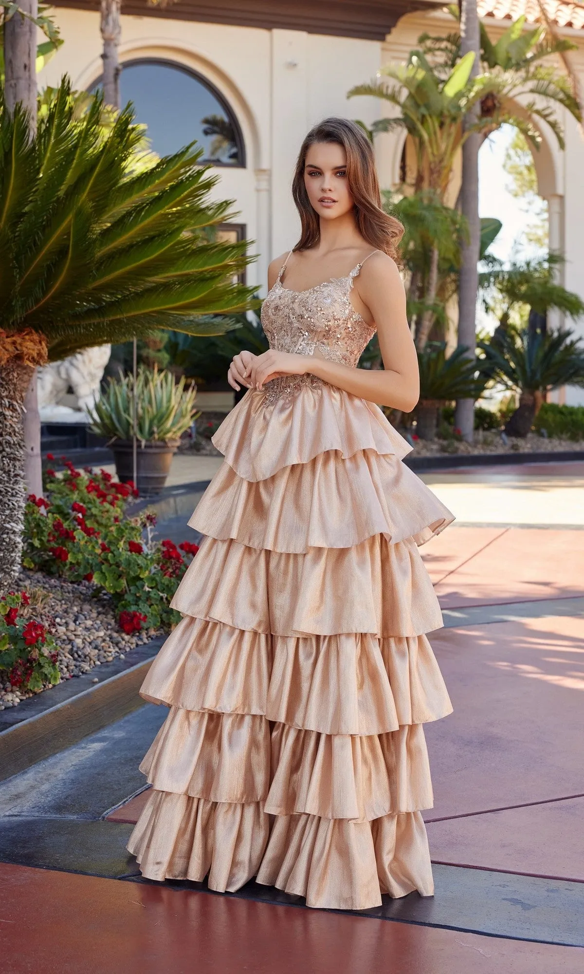Long Prom Dress: Nox Anabel N1762 sold by PromGirl product image thumbnail 3