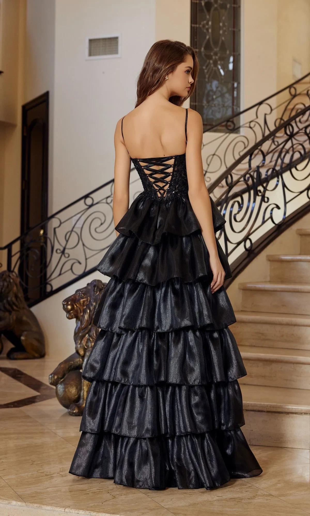 Long Prom Dress: Nox Anabel N1762 sold by PromGirl product image thumbnail 2