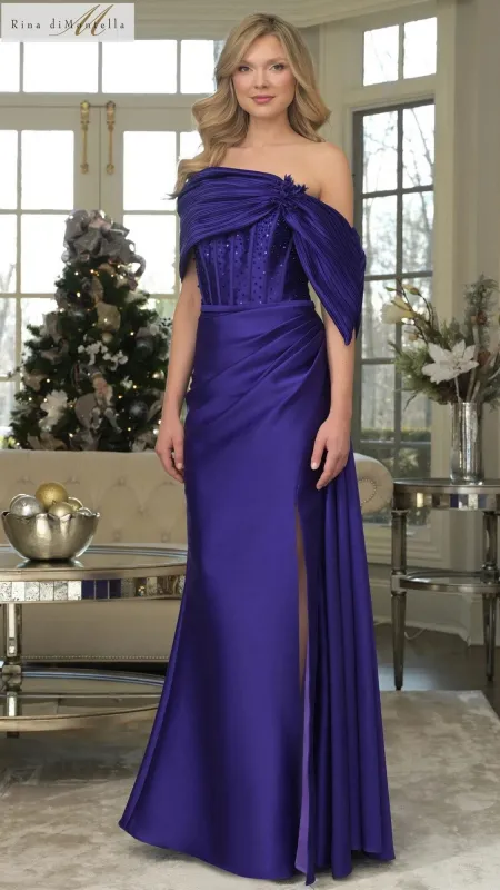 Long Formal Dress: Rina Di Montella RD3309 sold by PromGirl