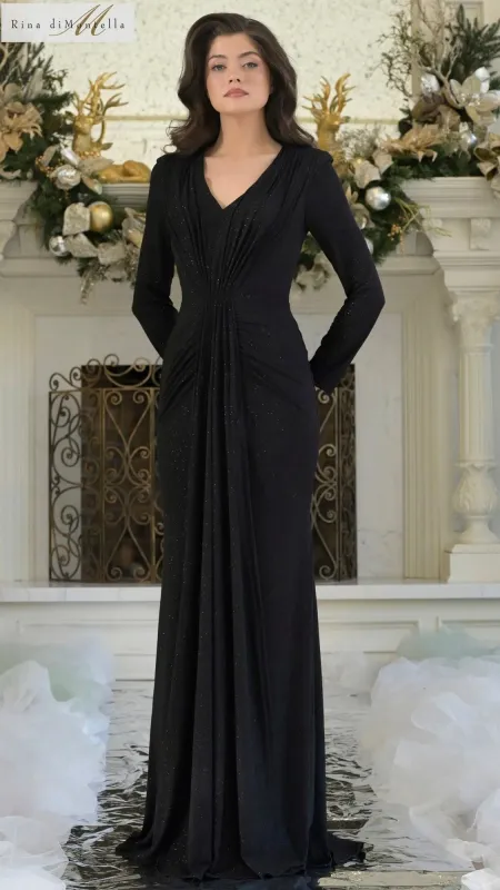 Long Formal Dress: Rina Di Montella RD3348 made by Rina diMontella