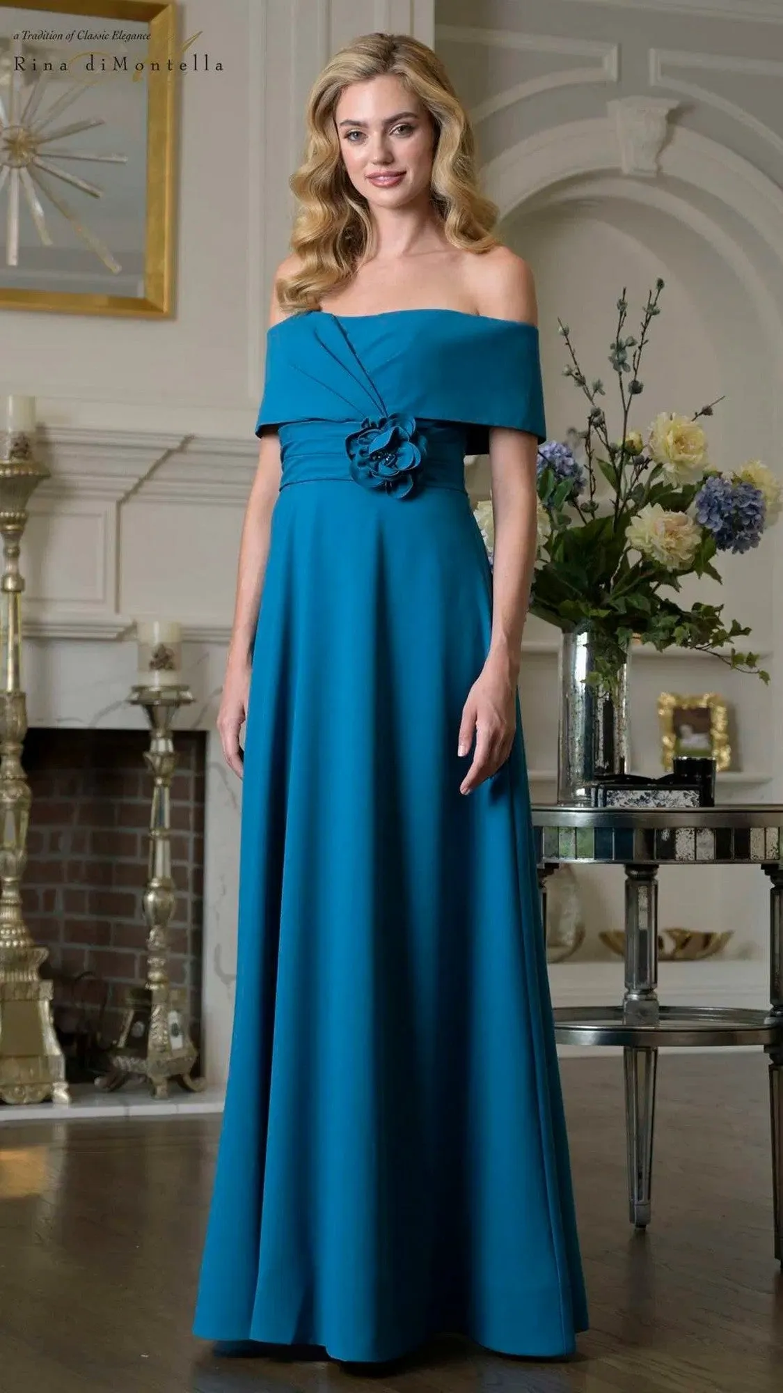 Long Formal Dress: Rina Di Montella RD3423 sold by PromGirl