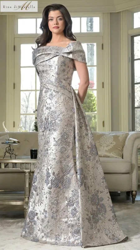 Long Formal Dress: Rina Di Montella RD3306 sold by PromGirl