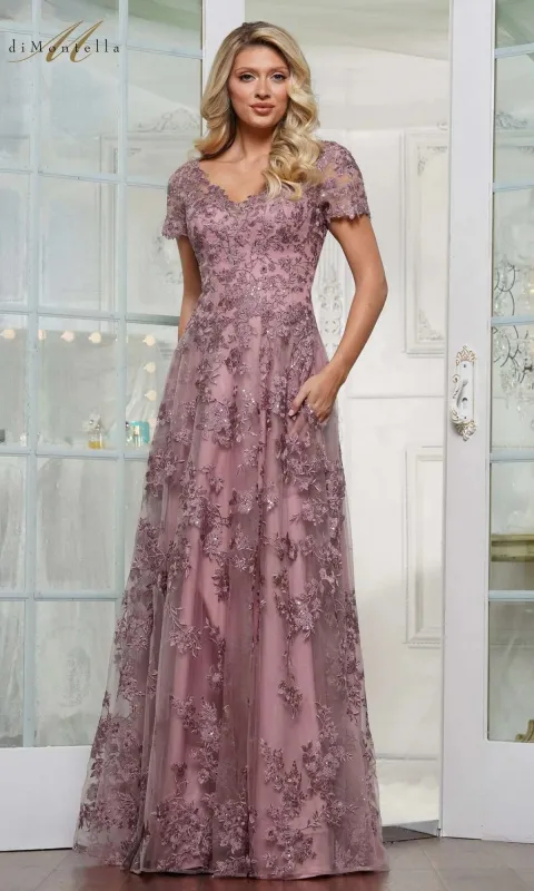 Long Formal Dress: Rina Di Montella RD3248 sold by PromGirl