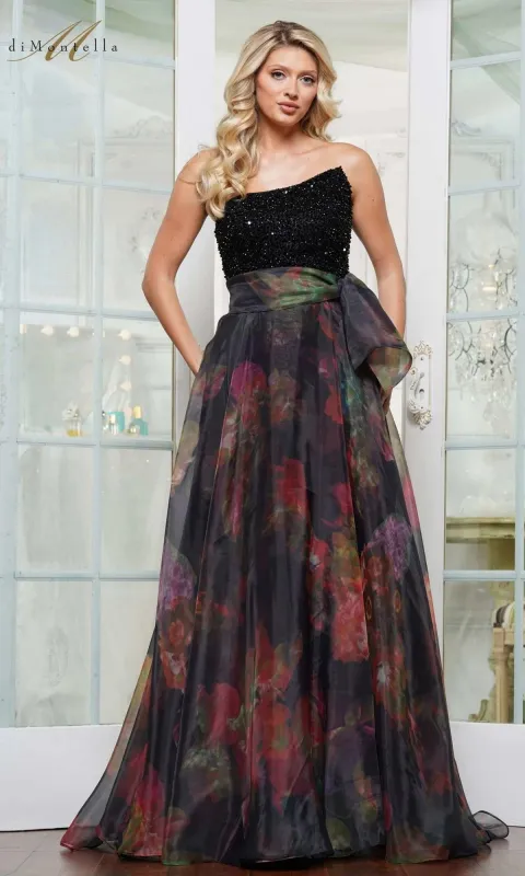 Long Formal Dress: Rina Di Montella RD3213 sold by PromGirl