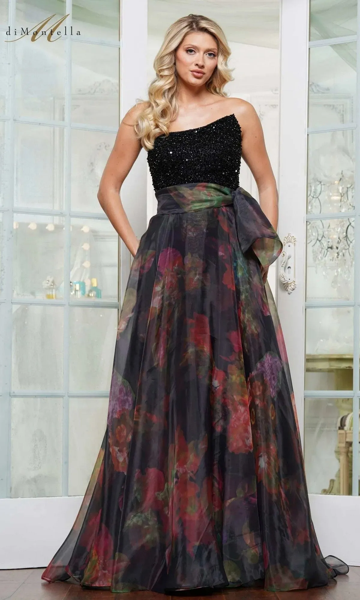 Long Formal Dress: Rina Di Montella RD3213 sold by PromGirl