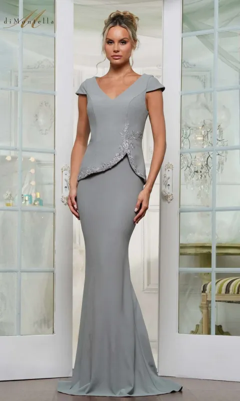 Long Formal Dress: Rina Di Montella RD3239 sold by PromGirl