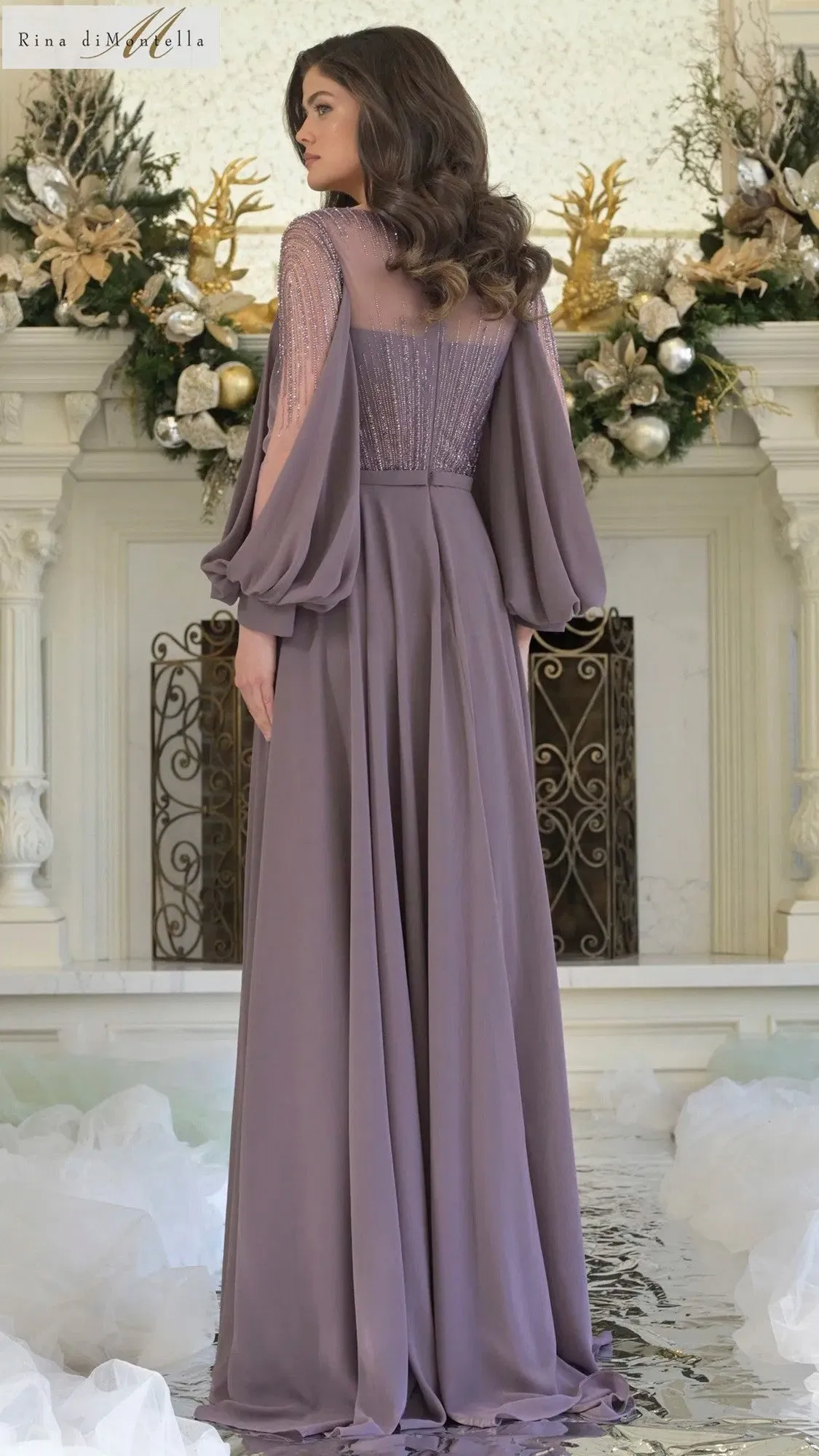 Long Formal Dress: Rina Di Montella RD3374 sold by PromGirl product image thumbnail 2