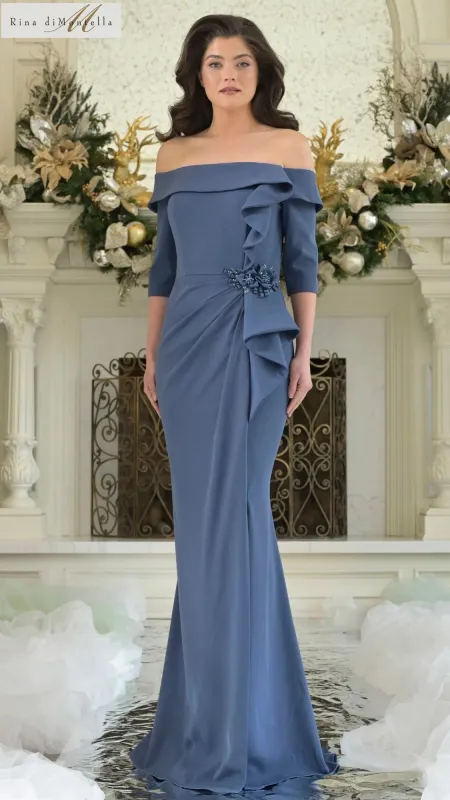 Long Formal Dress: Rina Di Montella RD3202 sold by PromGirl