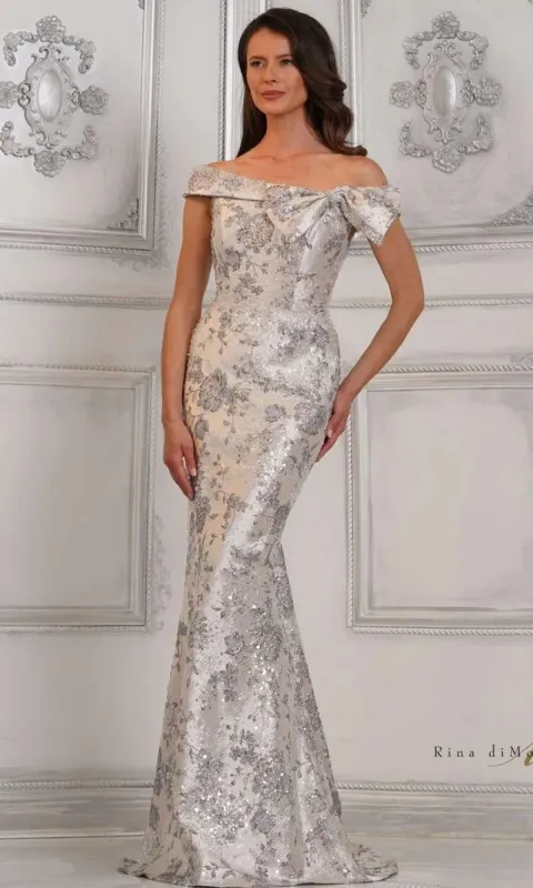 Long Formal Dress: Rina Di Montella RD3106 sold by PromGirl