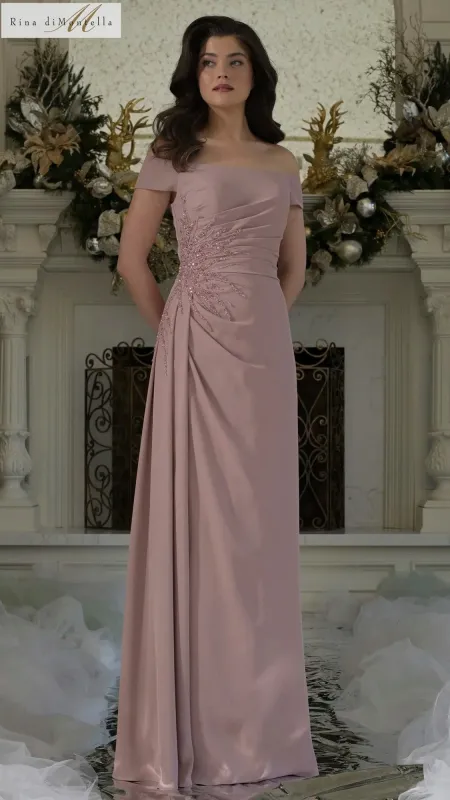 Long Formal Dress: Rina Di Montella RD2806 sold by PromGirl