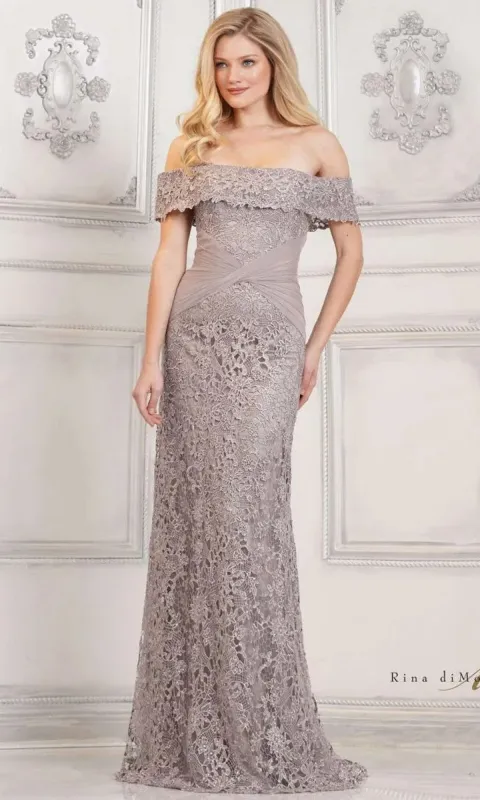 Long Formal Dress: Rina Di Montella RD3129 sold by PromGirl