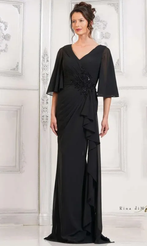 Long Formal Dress: Rina Di Montella RD2935 sold by PromGirl