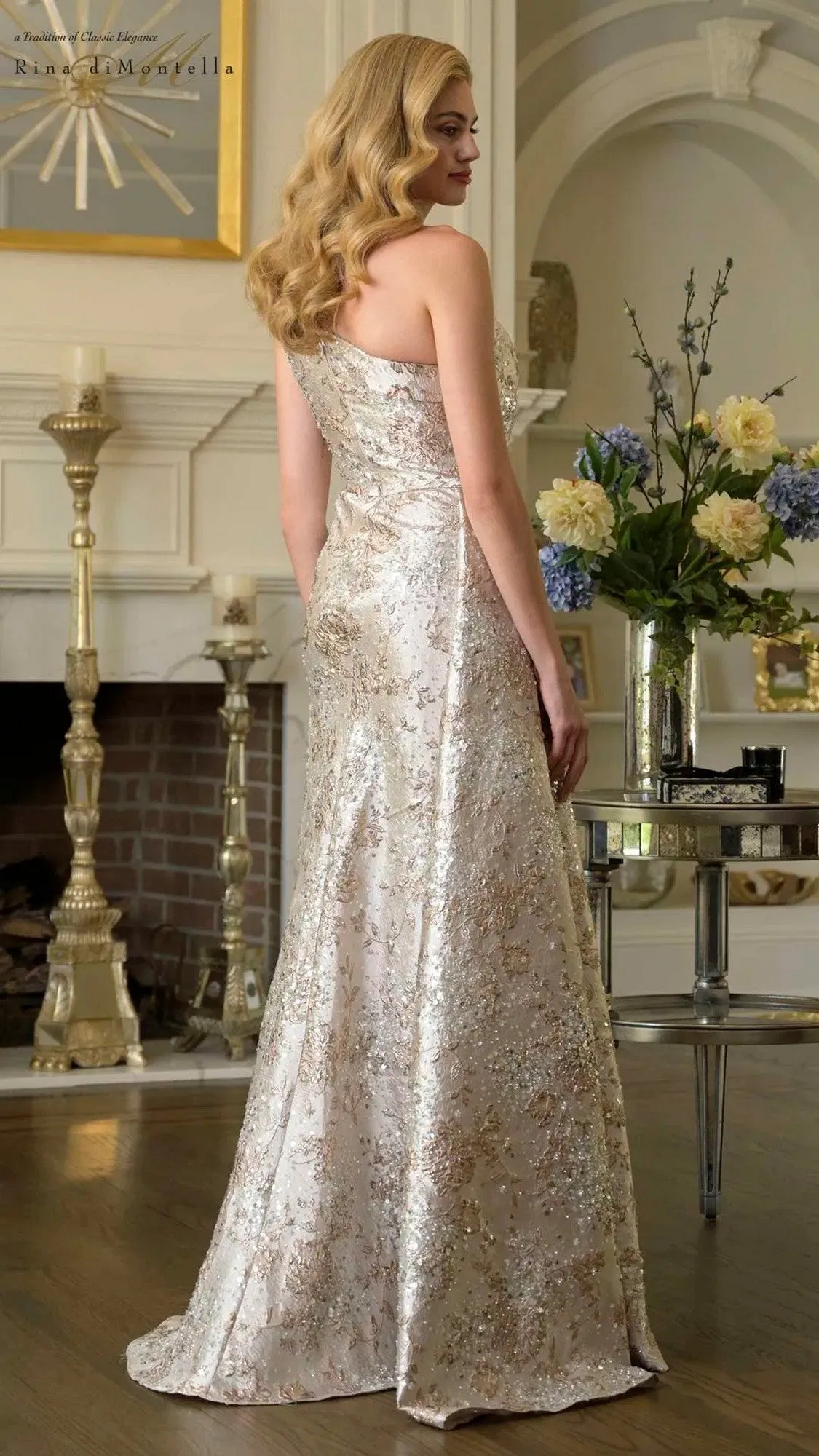 Long Formal Dress: Rina Di Montella RD3424 sold by PromGirl product image thumbnail 2