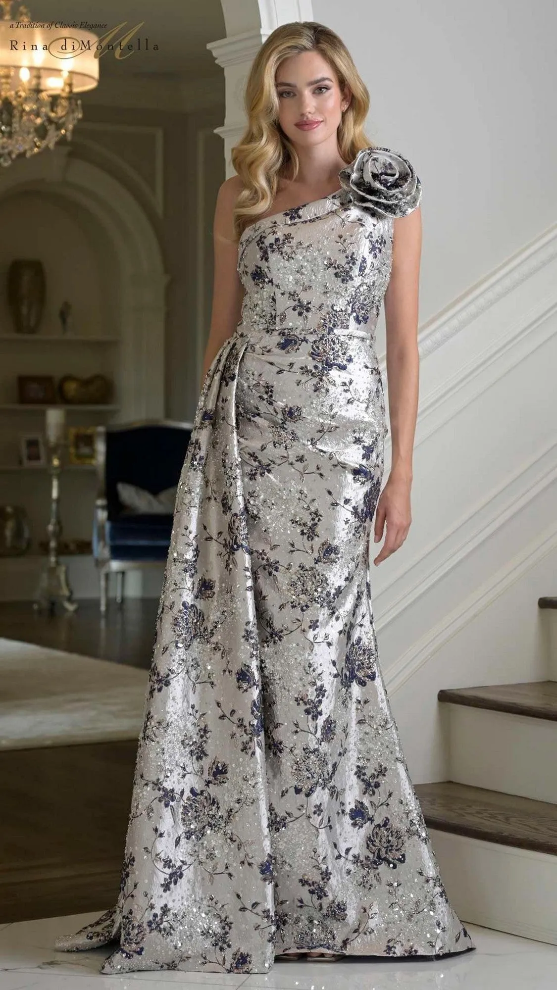 Long Formal Dress: Rina Di Montella RD3424 sold by PromGirl product image thumbnail 3