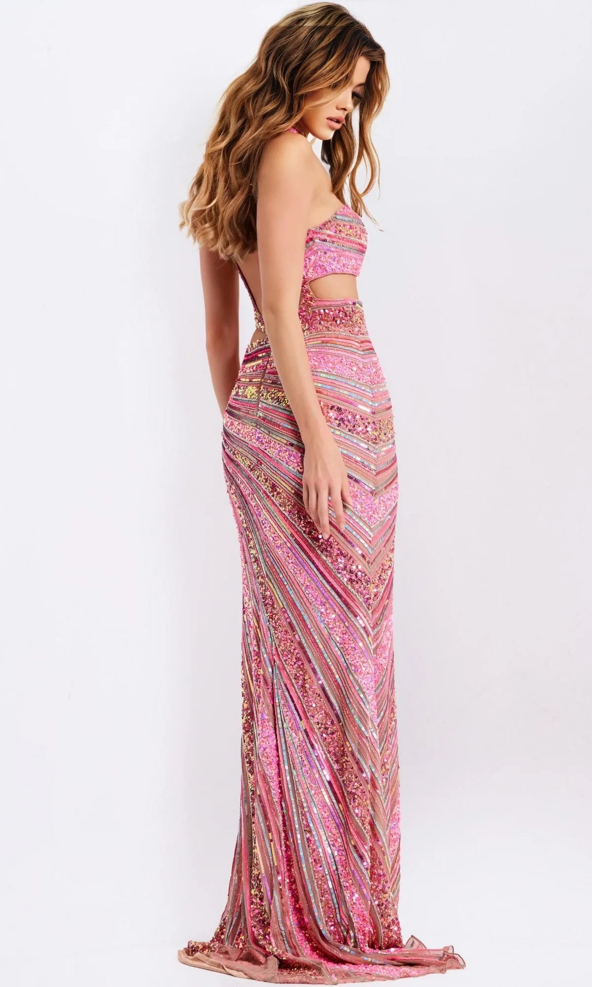 Long Prom Dress: Jovani 49266 sold by PromGirl product image thumbnail 2