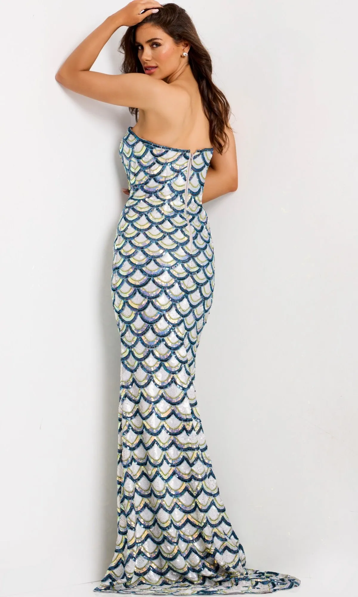 Long Prom Dress: Jovani 49260 sold by PromGirl product image thumbnail 2