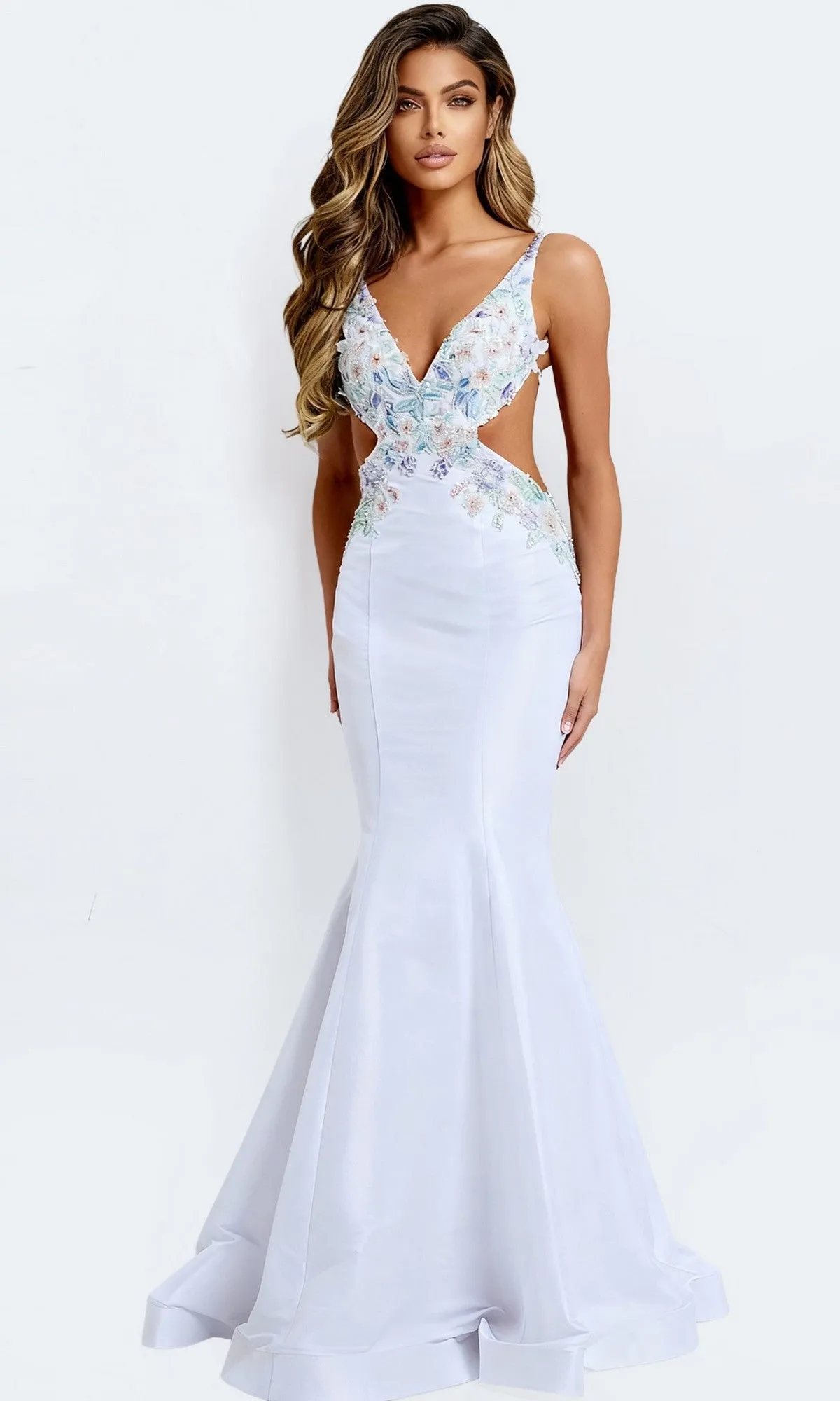 Long Prom Dress: Jovani 48176 sold by PromGirl product image thumbnail 3
