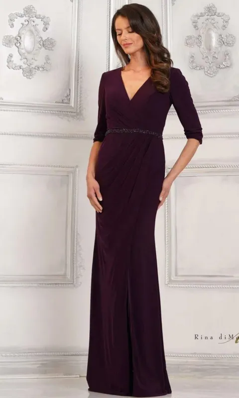 Long Formal Dress: Rina Di Montella RD3109 sold by PromGirl