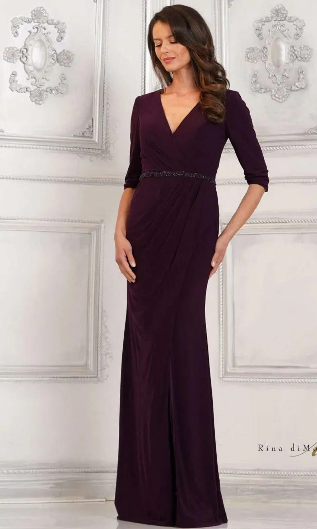 Long Formal Dress: Rina Di Montella RD3109 sold by PromGirl