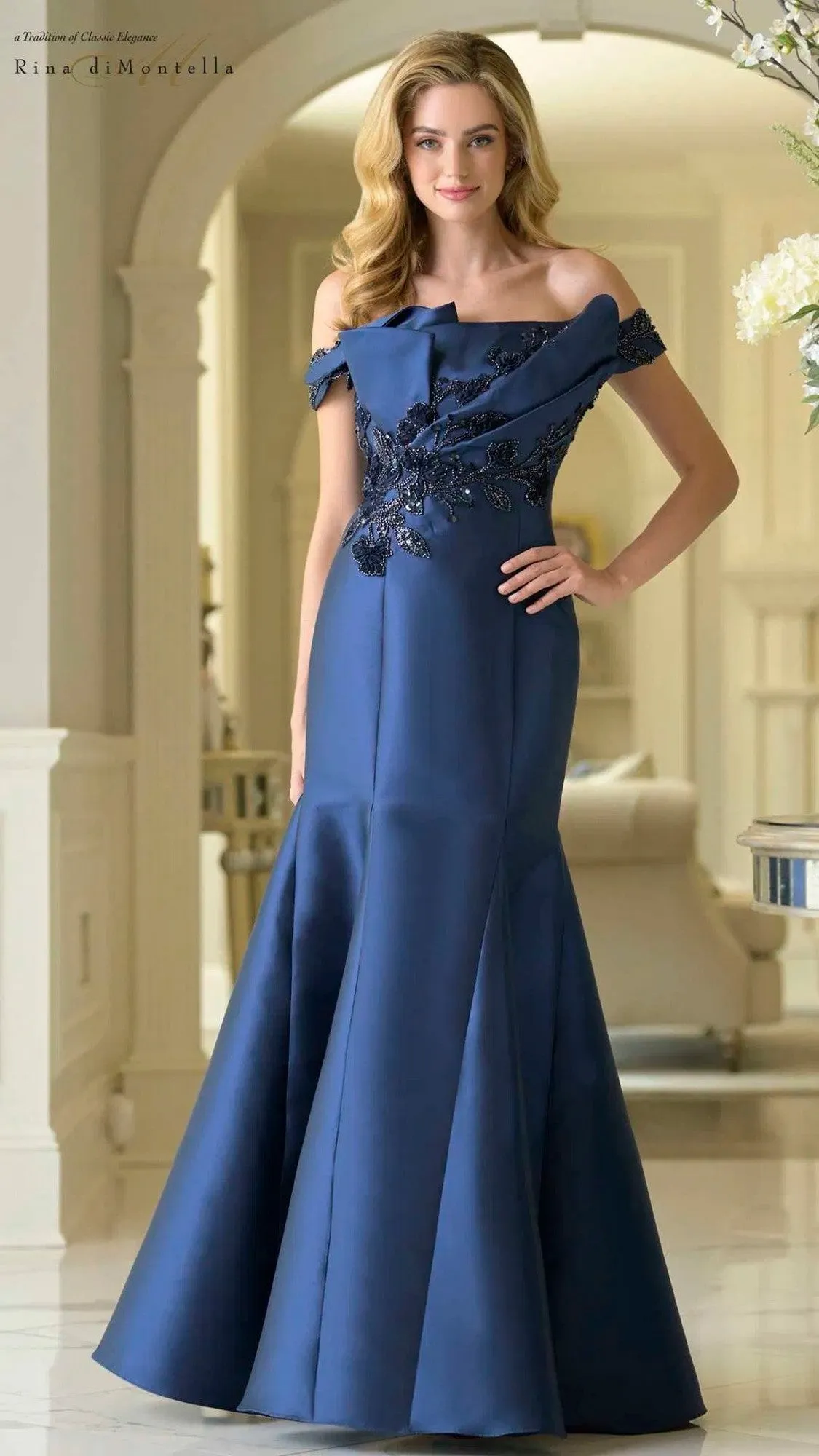 Long Formal Dress: Rina Di Montella RD3408 sold by PromGirl product image thumbnail 3