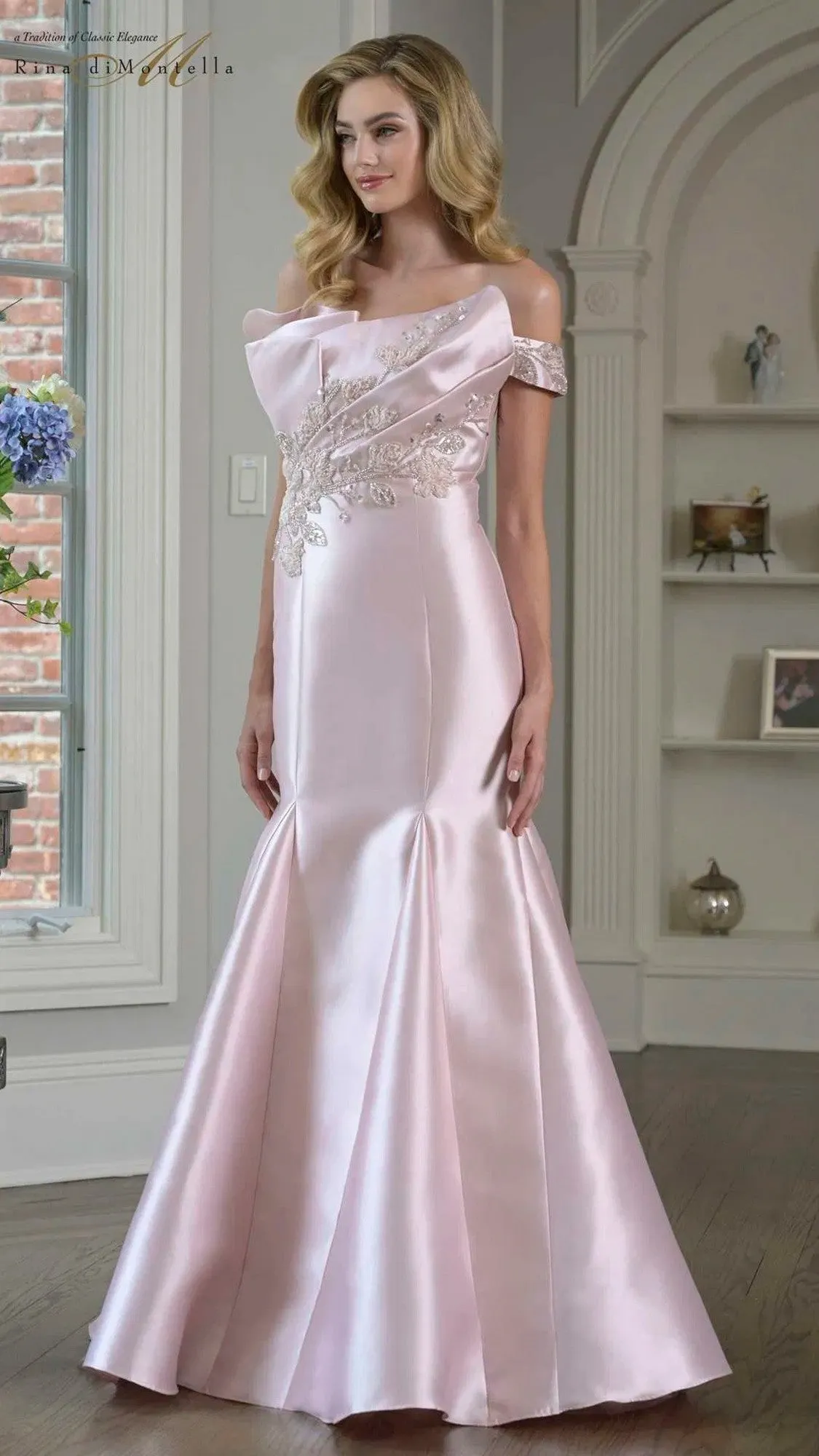 Long Formal Dress: Rina Di Montella RD3408 sold by PromGirl