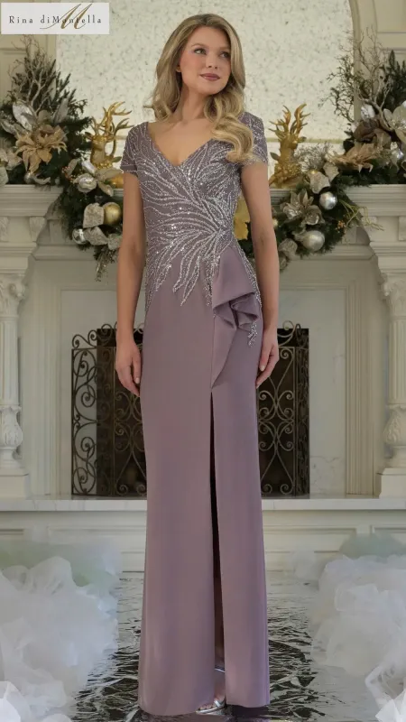 Long Formal Dress: Rina Di Montella RD3323 sold by PromGirl