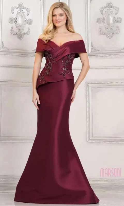 Long Formal Dress: Marsoni MV1312 made by PromGirl