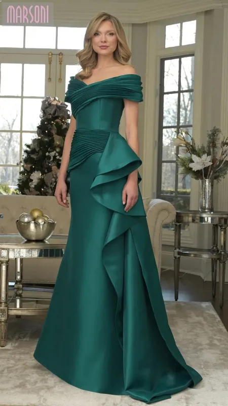 Long Formal Dress: Marsoni MV1354 made by PromGirl