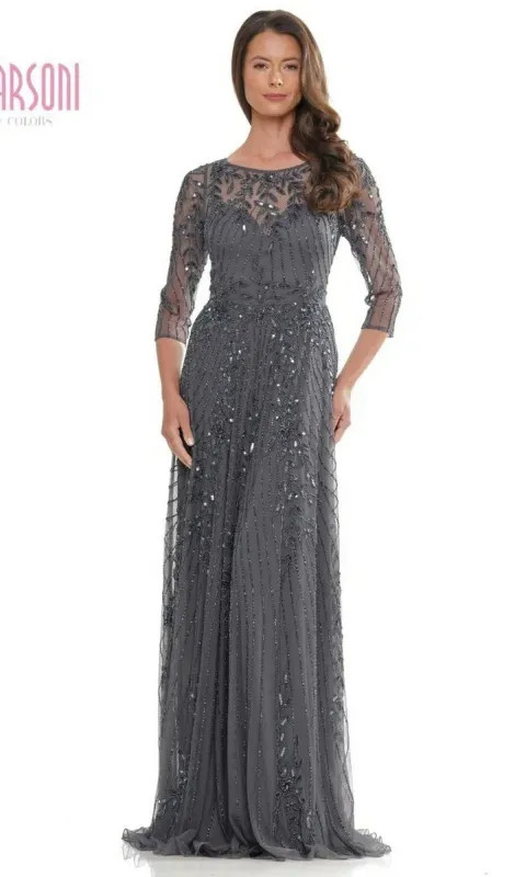 Long Formal Dress: Marsoni MV1283 made by PromGirl