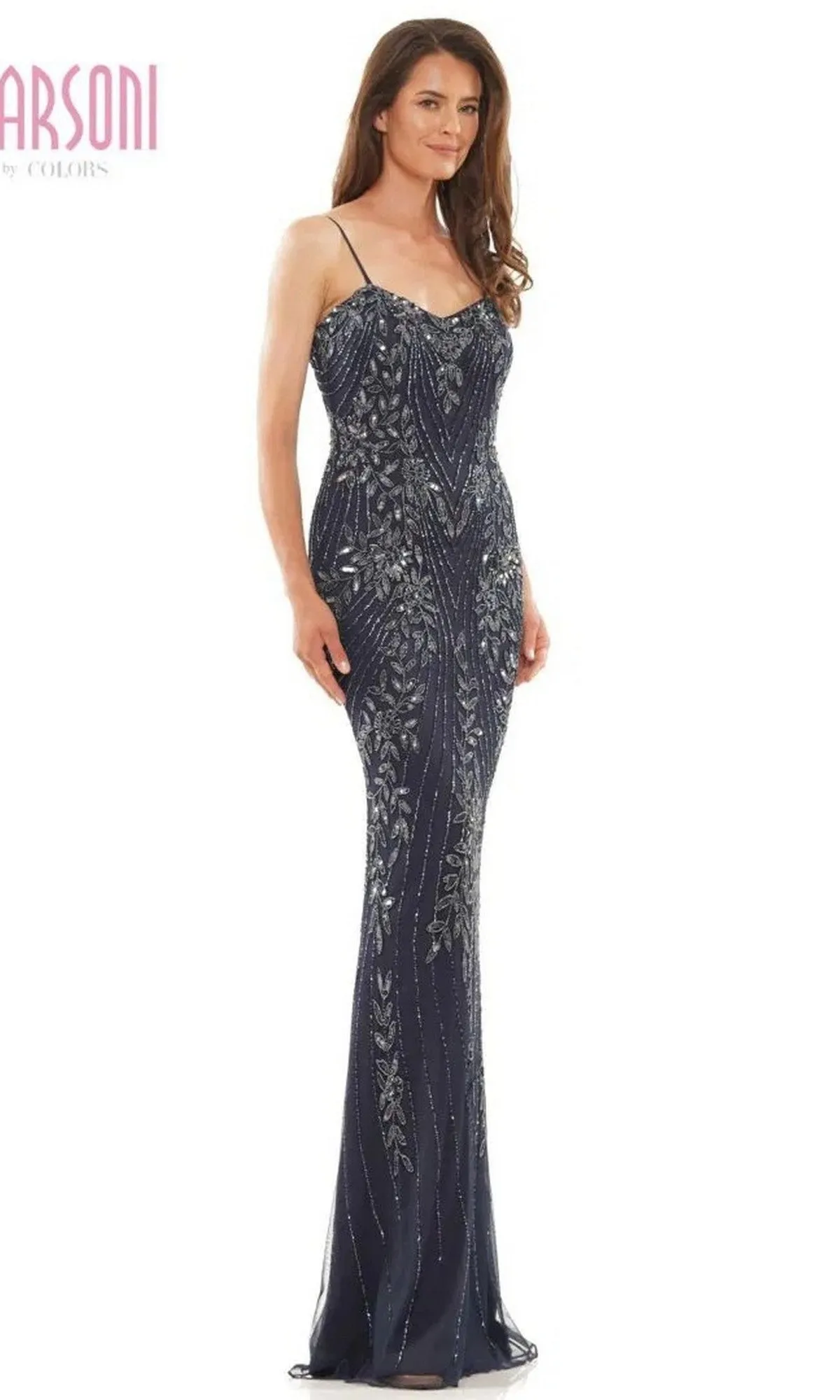 Long Bolero Beaded Formal Dress: Marsoni MV1201 sold by PromGirl product image thumbnail 5