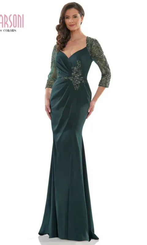 Long Mother-of-the-Bride Dress: Marsoni MV1070 made by PromGirl