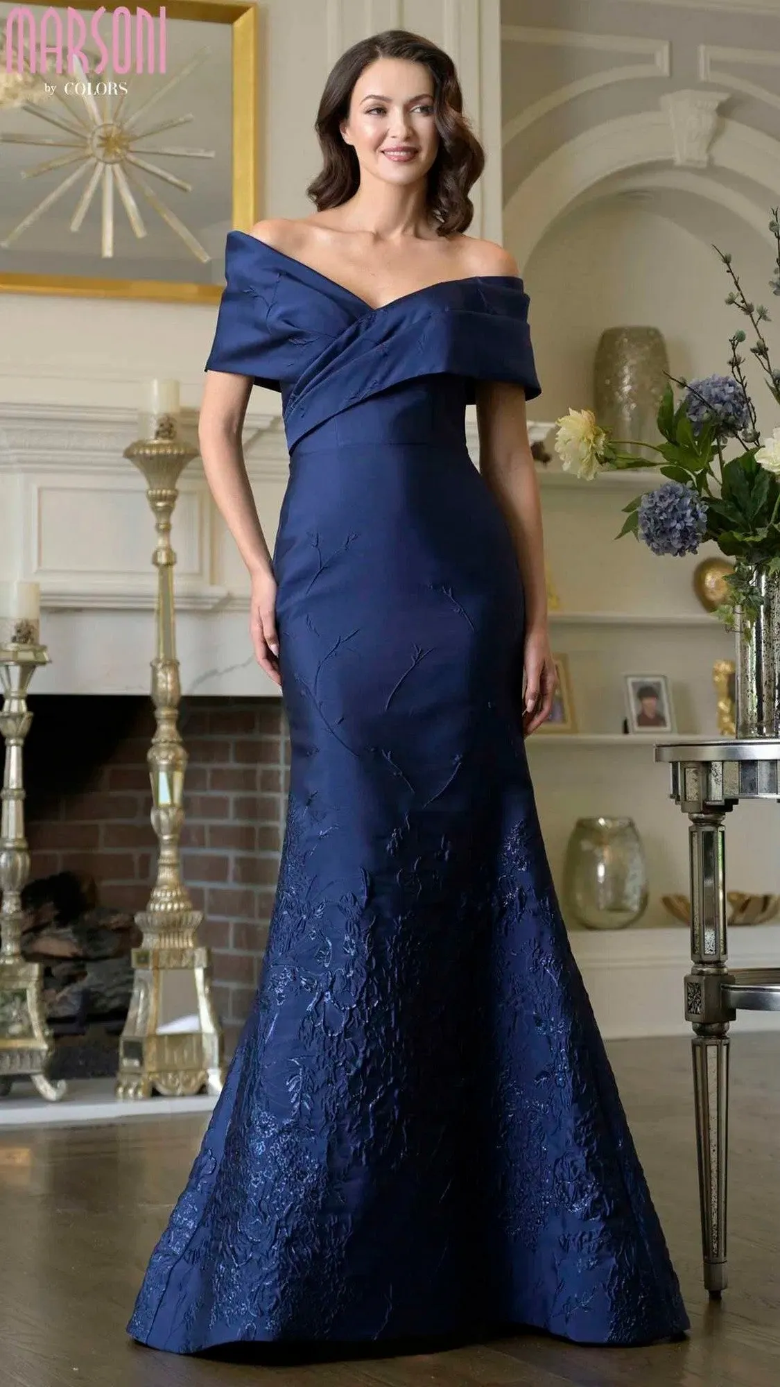 Long Formal Dress: Marsoni MV1378 sold by PromGirl product image thumbnail 3