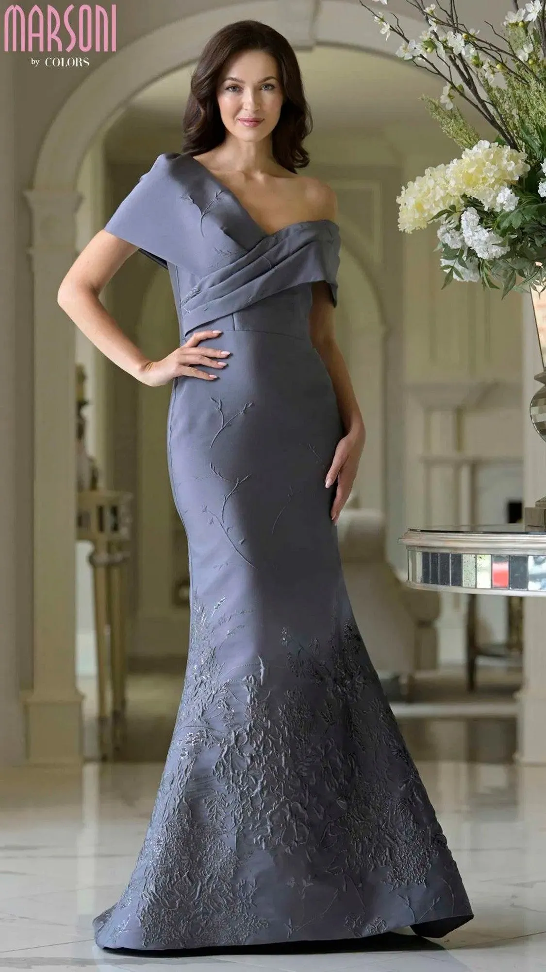 Long Formal Dress: Marsoni MV1378 sold by PromGirl