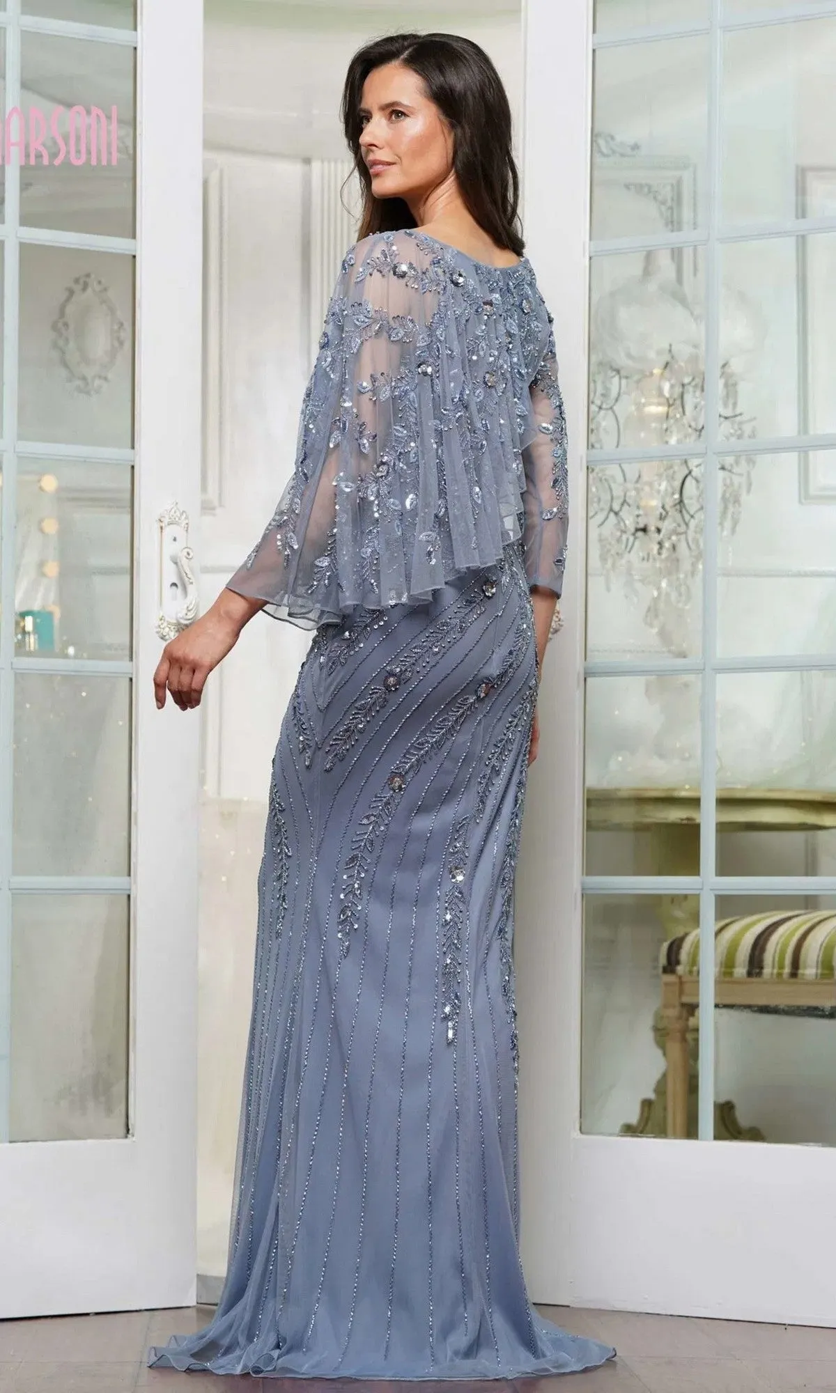 Long Formal Dress: Marsoni MV1343 sold by PromGirl product image thumbnail 2