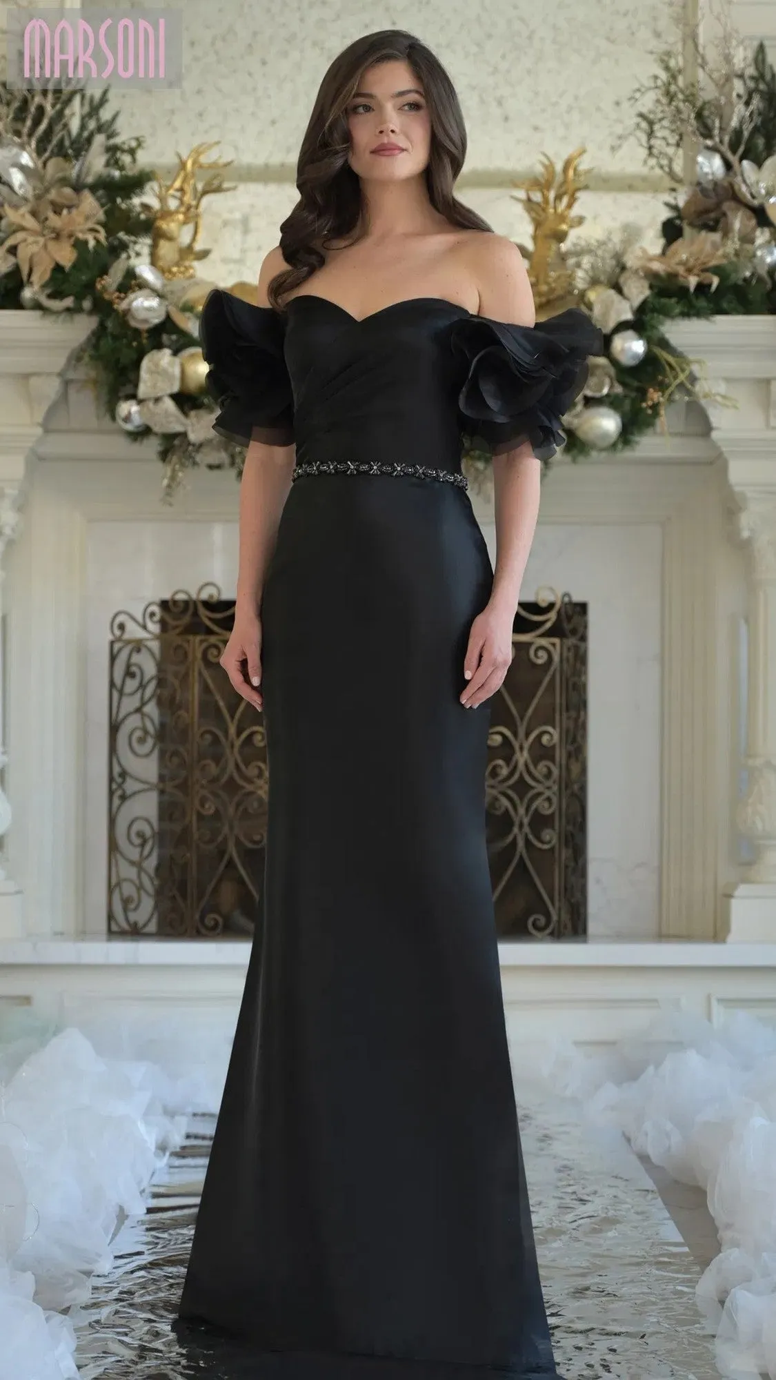 Long Formal Dress: Marsoni MV1353 sold by PromGirl