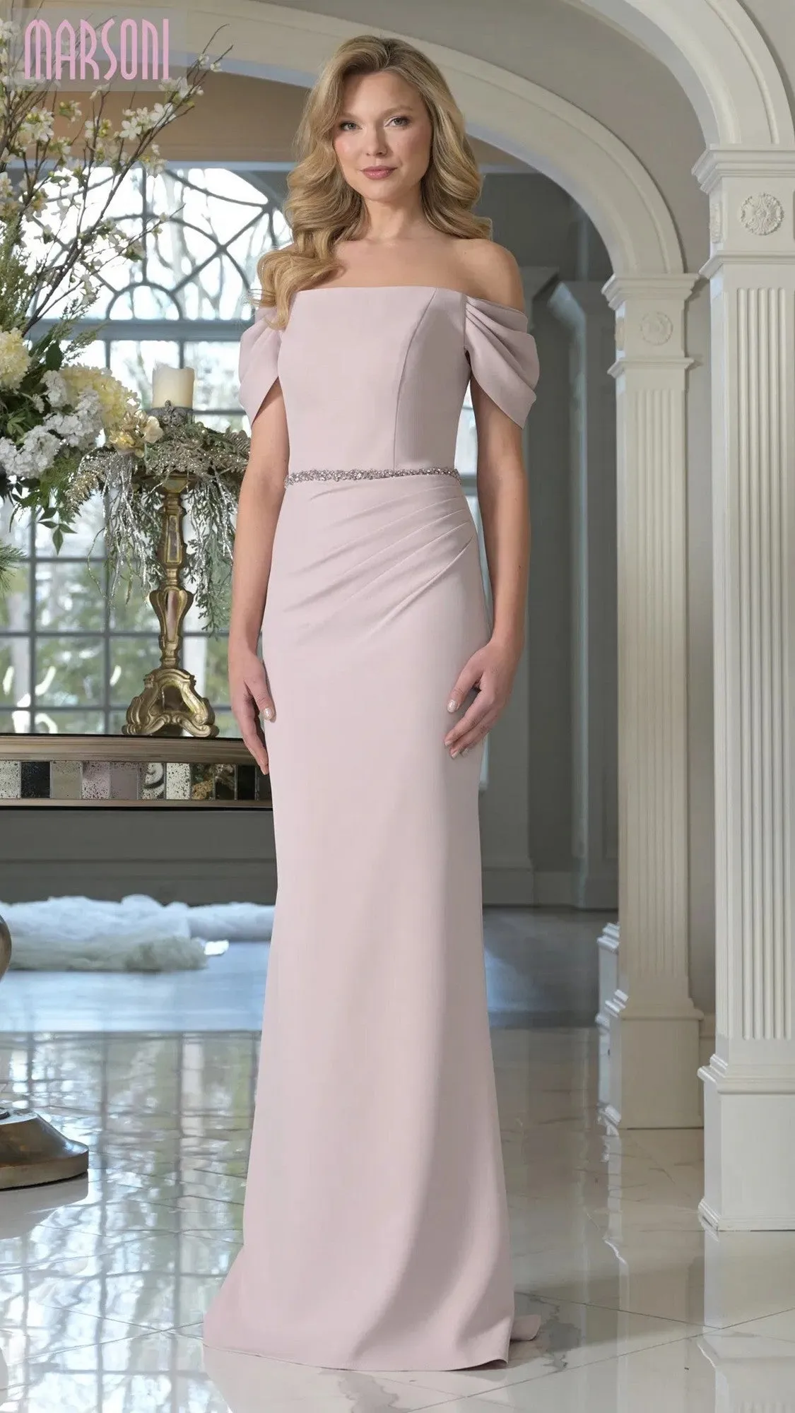 Long Formal Dress: Marsoni MV1352 sold by PromGirl product image thumbnail 3