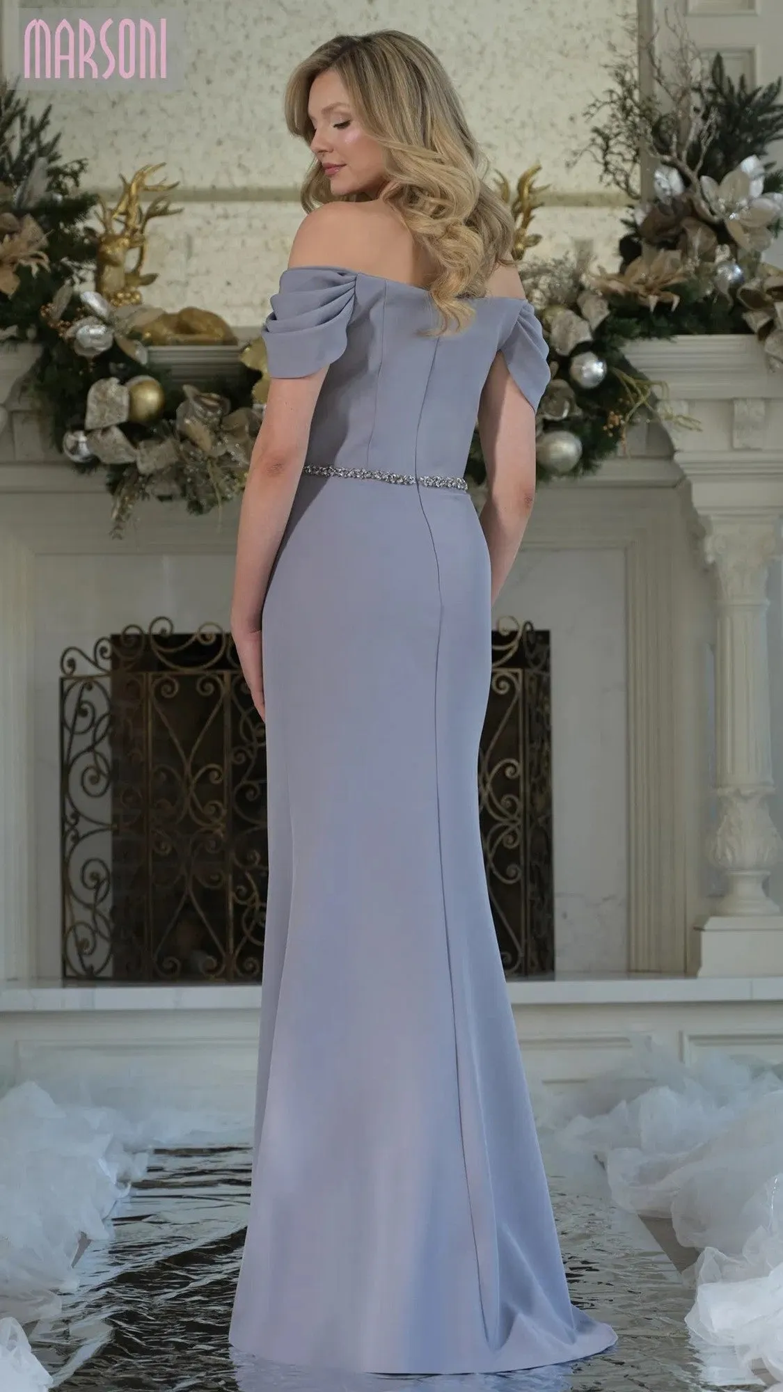 Long Formal Dress: Marsoni MV1352 sold by PromGirl product image thumbnail 2