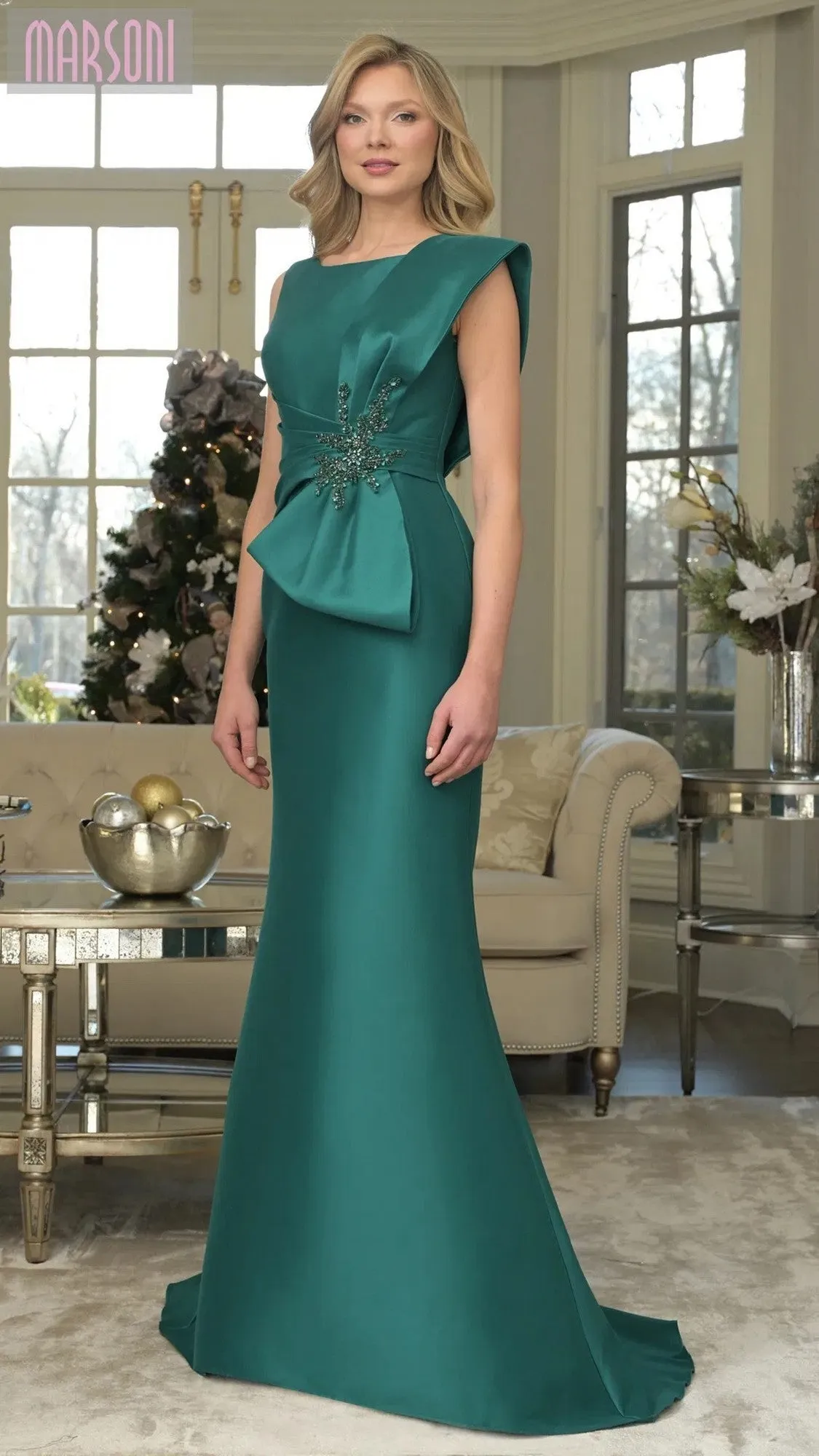 Long Formal Dress: Marsoni MV1359 sold by PromGirl product image thumbnail 4