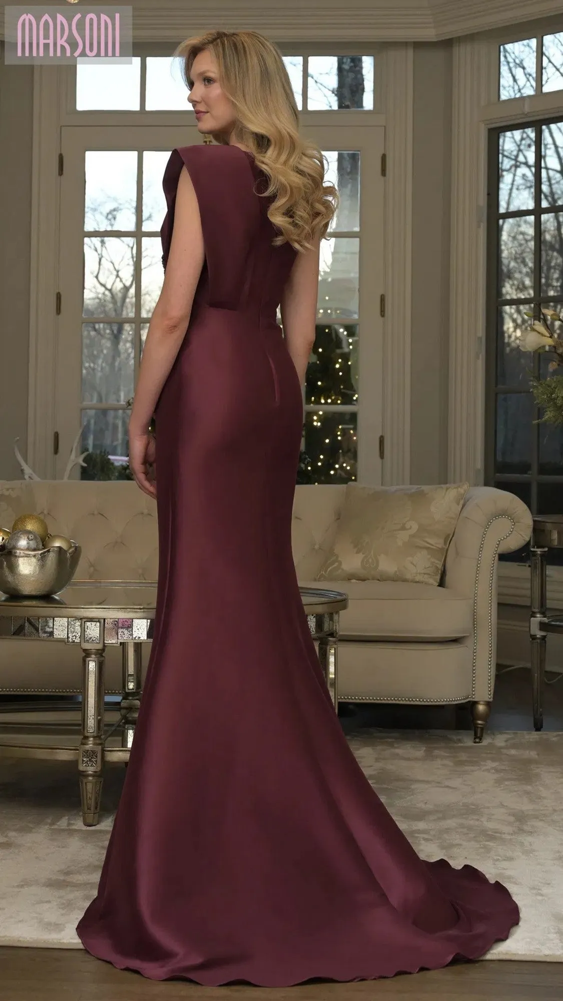 Long Formal Dress: Marsoni MV1359 sold by PromGirl product image thumbnail 2